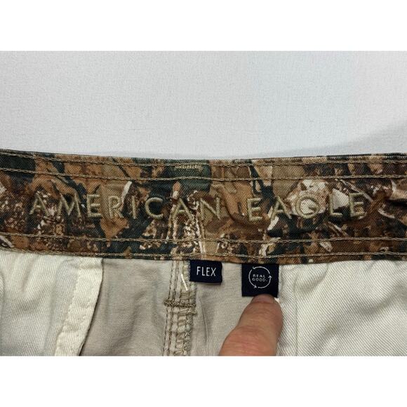 NWT American Eagle Men's Real Tree Camouflage Lived-In Cargo Pants 32x30 (33x27) - Picture 4 of 6